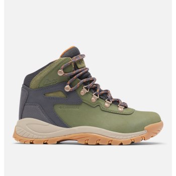 Columbia Ženske Planinarske Cipele - Newton Ridge Plus Waterproof Wide Zelene | TSRO-86345